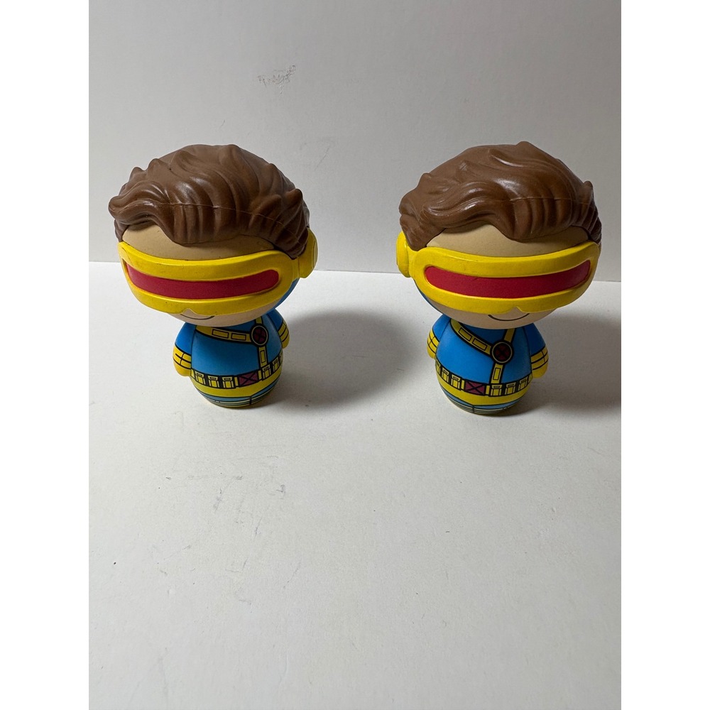 Marvel X-Men Cyclops Funko Dorbz Vinyl Figures Set of 2 Blue Yellow 2016